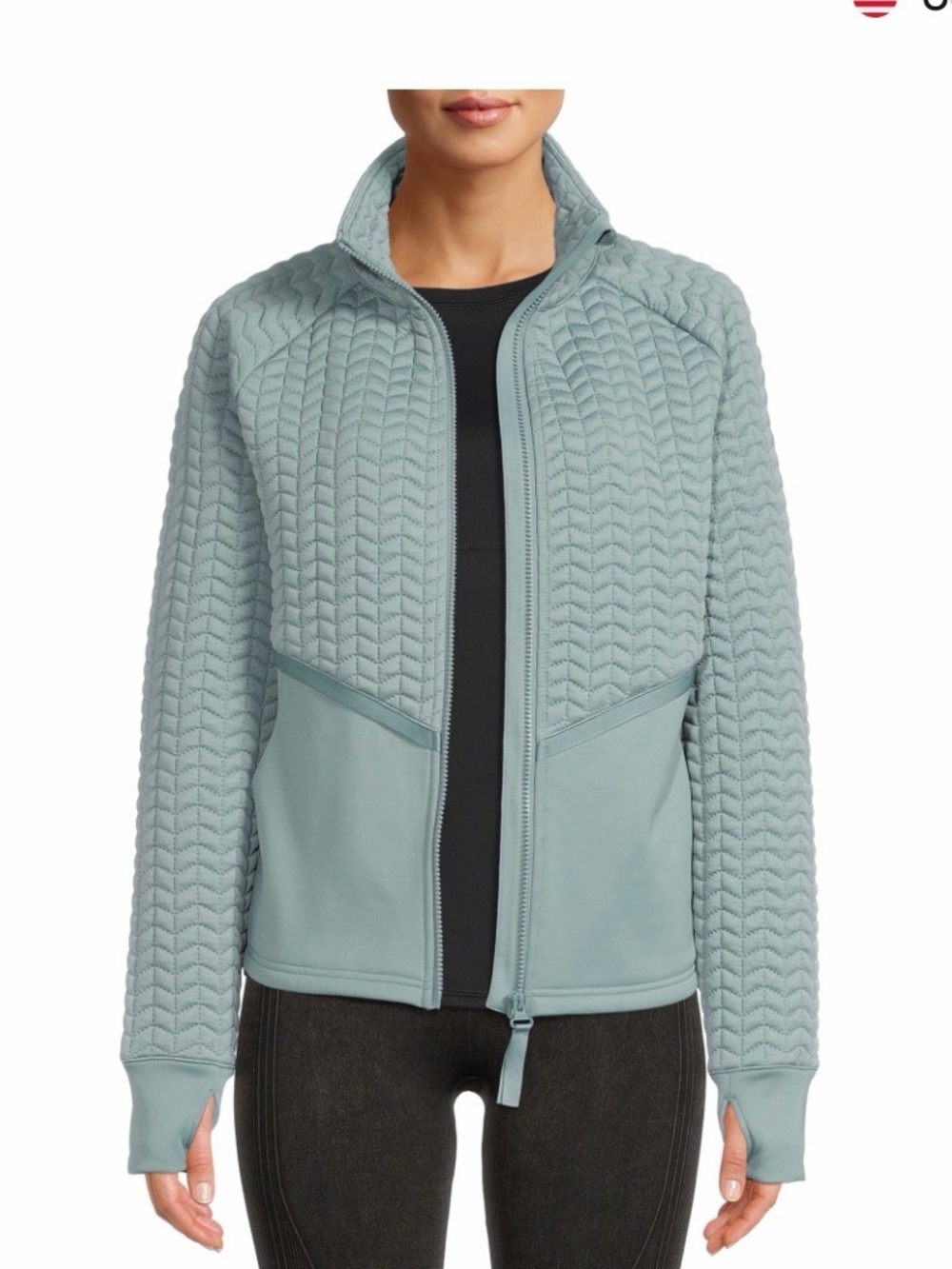 Avia Quilted Light Mixed Media Jacket